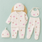 5PC Newborn Fleece Suit SNAIL (IMPORTED) PINK