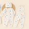 5PC Newborn Fleece Suit SNAIL (IMPORTED) BLUE
