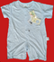 1PC* Baby Cotton Imported Romper SKY BLUE with Texture