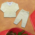 Cotton Baby Shirt Trouser Yellow Lines