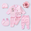 5PC Newborn Fleece Suit -ELEPHANT (M. Color)