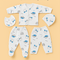 5PC Newborn Fleece Suit CARTOON WITH CAP & STAR (IMPORTED)