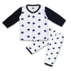 Cotton Baby Shirt & Trouser-Navy Blue Star