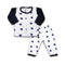 Fleece Baby Shirt Trouser (imported)-Blue HeartS