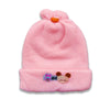 1 PC Cute Newborn baby Wool Warm CAP (PINK)