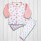 Fleece Baby Shirt Trouser (imported)-PINK STRABARRY