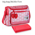 4Pcs/Set Baby Care Diaper Bag RED Imported Quality