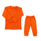 2PC Full Sleeves Trouser Shirt (KIT) Inners-ORANGE