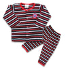 Cotton Baby Shirt Trouser-Red&Black Lines