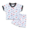 2PC* Baby Cotton Shirt with Short Cars
