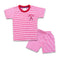 2PC* Baby Cotton Shirt with Short Red & White Lines