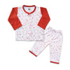 Cotton Baby Shirt Trouser-Red Bears