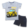 2PC* Baby Cotton Shirt with Short Road Roller