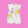 1PC* Baby Cotton Romper SPREAD HAPPYNESS  FLOWER