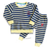Babies Sweatshirt & trouser-Yellow & Navy Blue line Spider Man