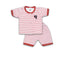 2PC* Baby Cotton Shirt with Short RED & WHITE LINES
