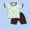 2PC* Baby Cotton Shirt with Short LEAFS