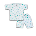 2PC* Baby Cotton Shirt with Short C GREEN HEARTS