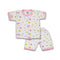 2PC* Baby Cotton Shirt with Short PINK STARS SHAPES