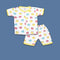 2PC* Baby Cotton Shirt with Short MLTI CLR BEAR HEADS