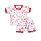 2PC* Baby Cotton Shirt with Short RED & WHITE AIR BALOONS