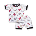 2PC* Baby Cotton Shirt with Short DINOS