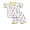 2PC* Baby Cotton Shirt with Short PINK CATS ON A CAR