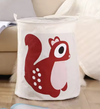 Laundry Basket With Drawstring Round for Babies Cloths