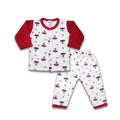Fleece Baby Shirt Trouser (imported)- RED BORDER -SHIPS