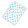 1PC Baby Changing Sheet Style cartoon shape blue polka dots