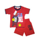 2PC* Baby Cotton Shirt with Short Red (Cool Kid, BEAR)