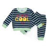 Babies Sweatshirt & trouser-  (KIND IS COOL) Green & Navy Blue