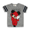 Baby Cotton Shirt & Trouser (RED Micky Mouse) GRAY & BLACK