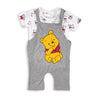 2PC* Baby Cotton Shirt with (YELLOW RED) BEAR Dungaree