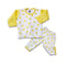 Fleece Baby Shirt Trouser (imported)-Yellow Love Heart