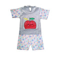 2PC* Baby Cotton Shirt with Short Imported RED APPLE