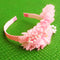 Fancey Hair band Rose and Pearls Baby Pink