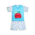 2PC* Baby Cotton Shirt with Short Imported RED APPLE