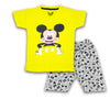 2PC* Baby Cotton Shirt with Short (Micky)  Dark Yellow