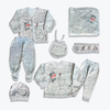 8PC* NewBorn Clothes Set In Winter Fleece ELEPHANT GRAY