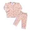 Cotton Baby Shirt Trouser-Rabbit Peach