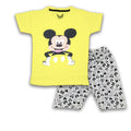 2PC* Baby Cotton Shirt with Short Light Yellow MICKEY