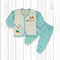Fleece Baby Shirt Trouser (imported)-see green cutera