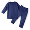 2PC Full Sleeves Trouser Shirt Thermal (4)- NAVY BLUE