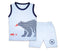 2PC* Baby Cotton Sando with Short BEAR WITH RED FISH
