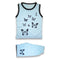 2PC* Baby Cotton Sando with Short BLACK BUTTERFLY