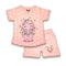 2PC* Baby Cotton Shirt With Short Pink(Best Friend)