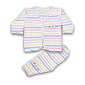 Baby Cotton Trouser Shirt MULTI LINES BIRDS TAG