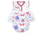 2 PC Newborn Baby Frock with underwear Cotton Imported-RED-Holiday
