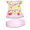 Baby Girls FROCK Pink (Yellow & Brown Butterfly)
